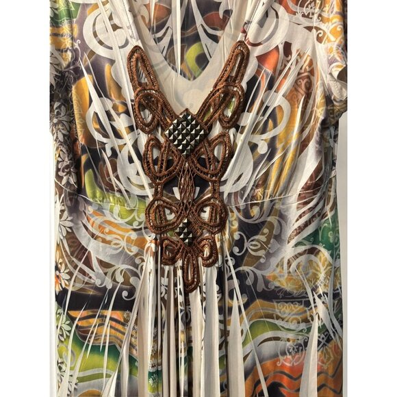 Unity World Women Multicolor Short Dress - Picture 4 of 8